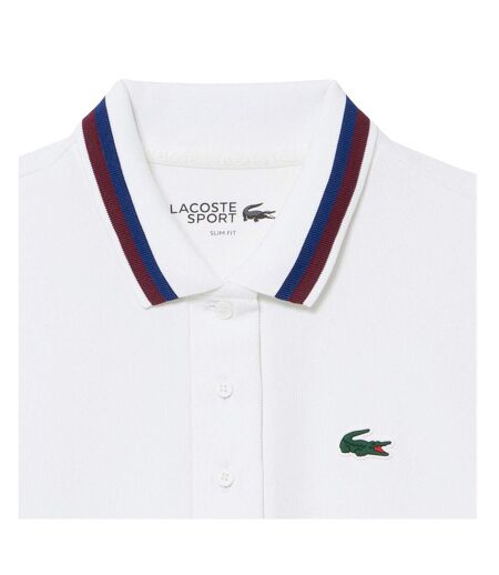 Polo femme blanc Lacoste