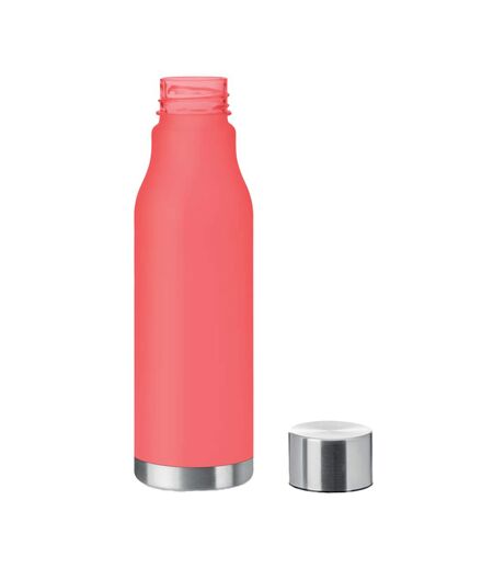 Glacier rpet 600ml water bottle one size transparent red MidOcean