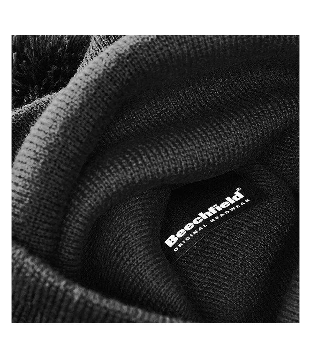Beechfield Unisex Original Pom Pom Winter Beanie Hat (Black) - UTRW3666-4
