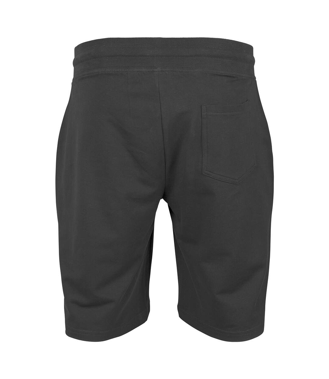 Short terry homme anthracite Build Your Brand-2