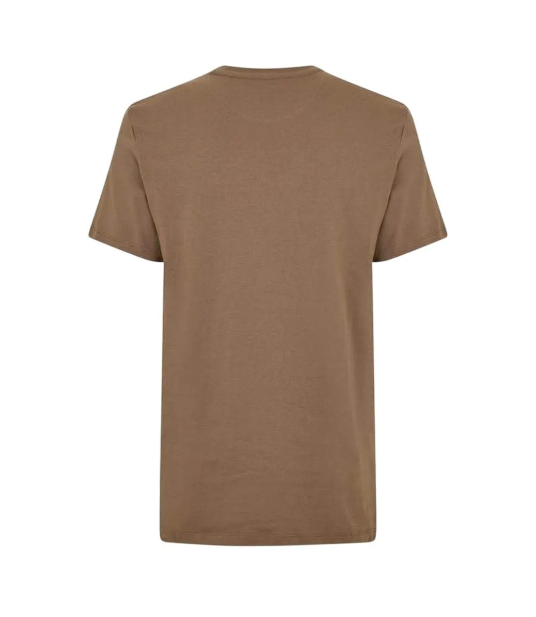 Mens River Embroidered Crew Neck T-shirt Chocolate Chip Timberland-3