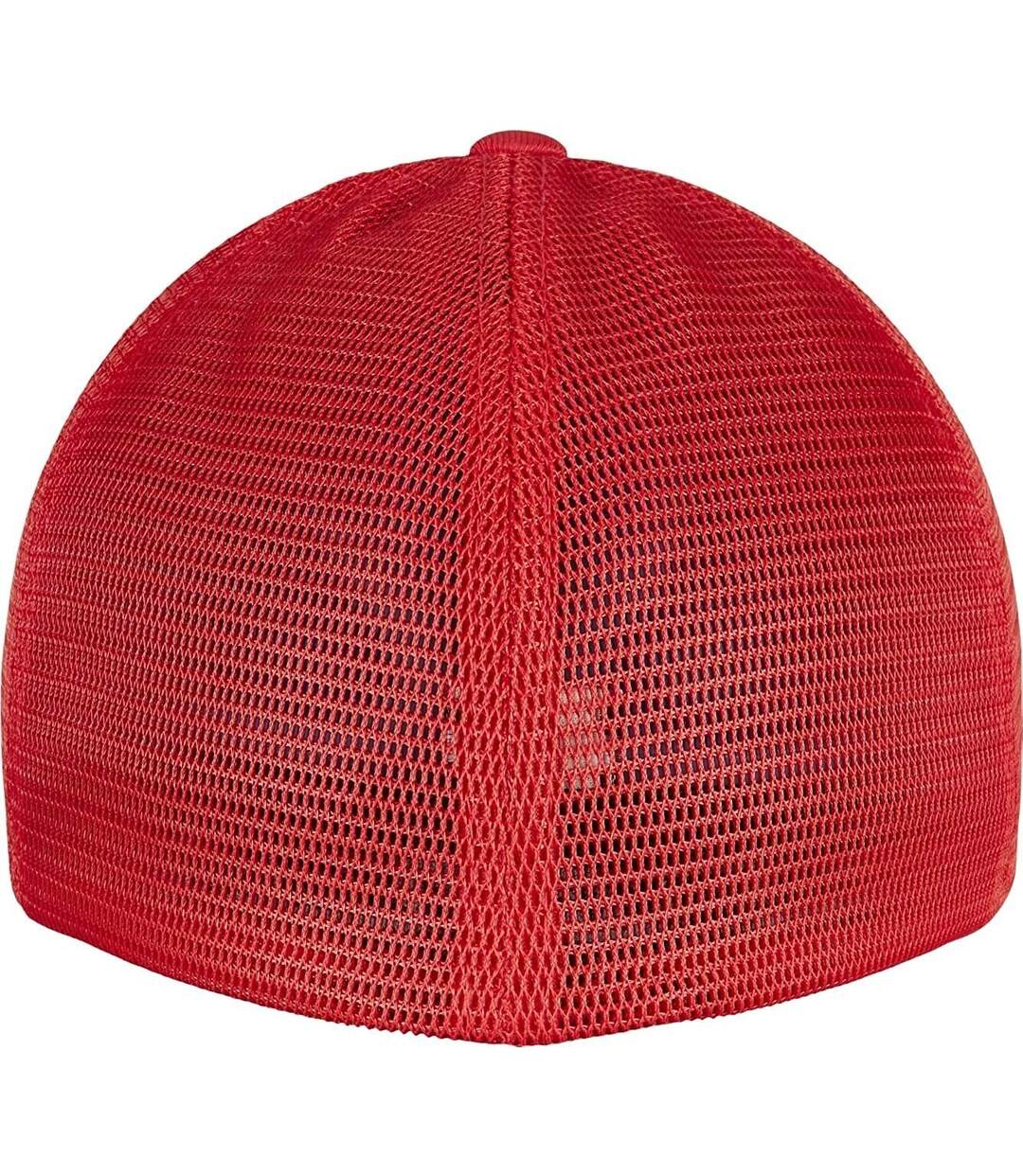 Casquette omnimesh adulte rouge Flexfit