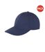 Lot de 2  Memphis casquettes adulte bleu marine Result