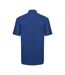 Collection Mens Short Sleeve Easy Care Oxford Shirt Bright Royal Russell-2