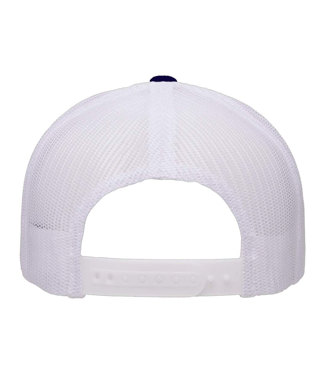 Casquette Trucker Retro Bleu Marine Blanc Flexfit-2
