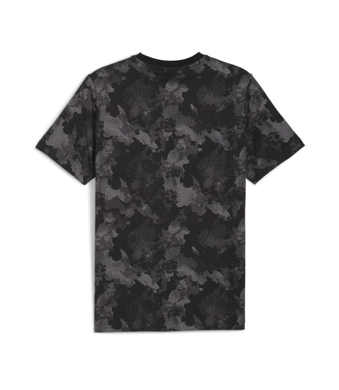 T-Shirt gris/noir homme puma camo-2