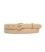 Ceinture beige  femme calvin klein jeans essential buckle-1