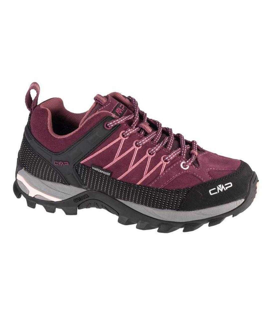 Chaussures De Randonnée Rigel Femme Noir Rouge CMP-1