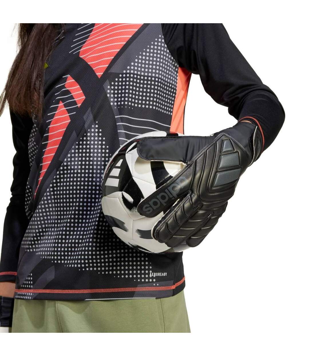 Gants De Gardien De But Copa Club Adulte Noir Blanc Adidas-2