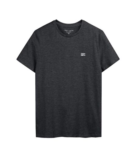 T-shirt noir teddy smith t-jim mc [6a74cbde37638]