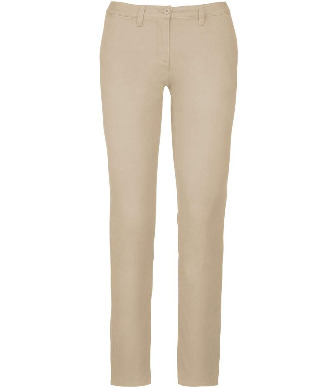 Pantalon chino pour femme - K741 - beige