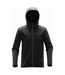 Mens Orbiter Hooded Soft Shell Jacket Black Dolphin Stormtech-1