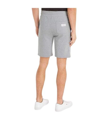 Short De Détente Homme Gris Chiné Tommy Hilfiger