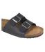 Mens Double Strap Sandals Black Brave Soul-3