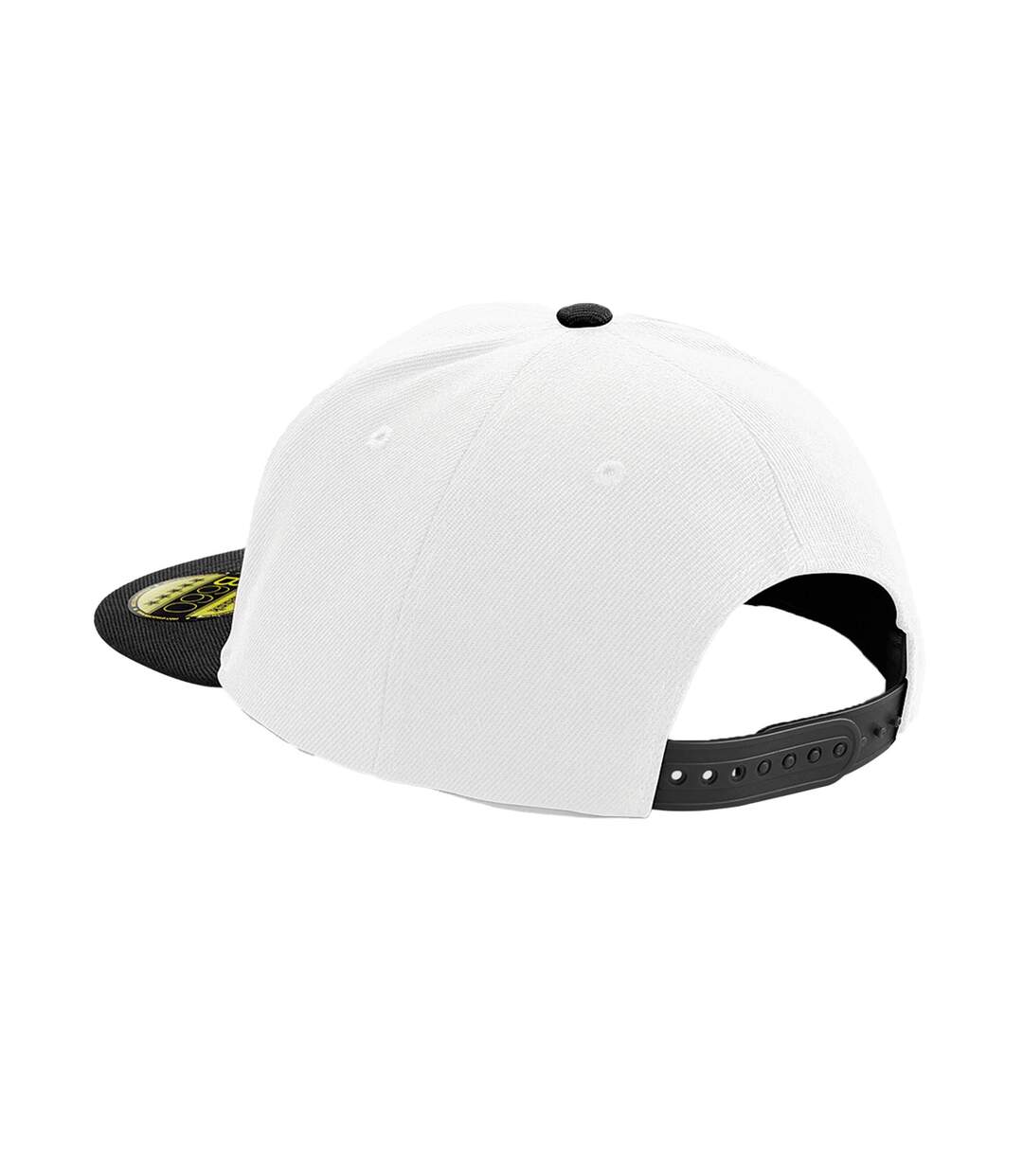 Casquette Ajustable Original Adulte Blanc Noir Beechfield-2
