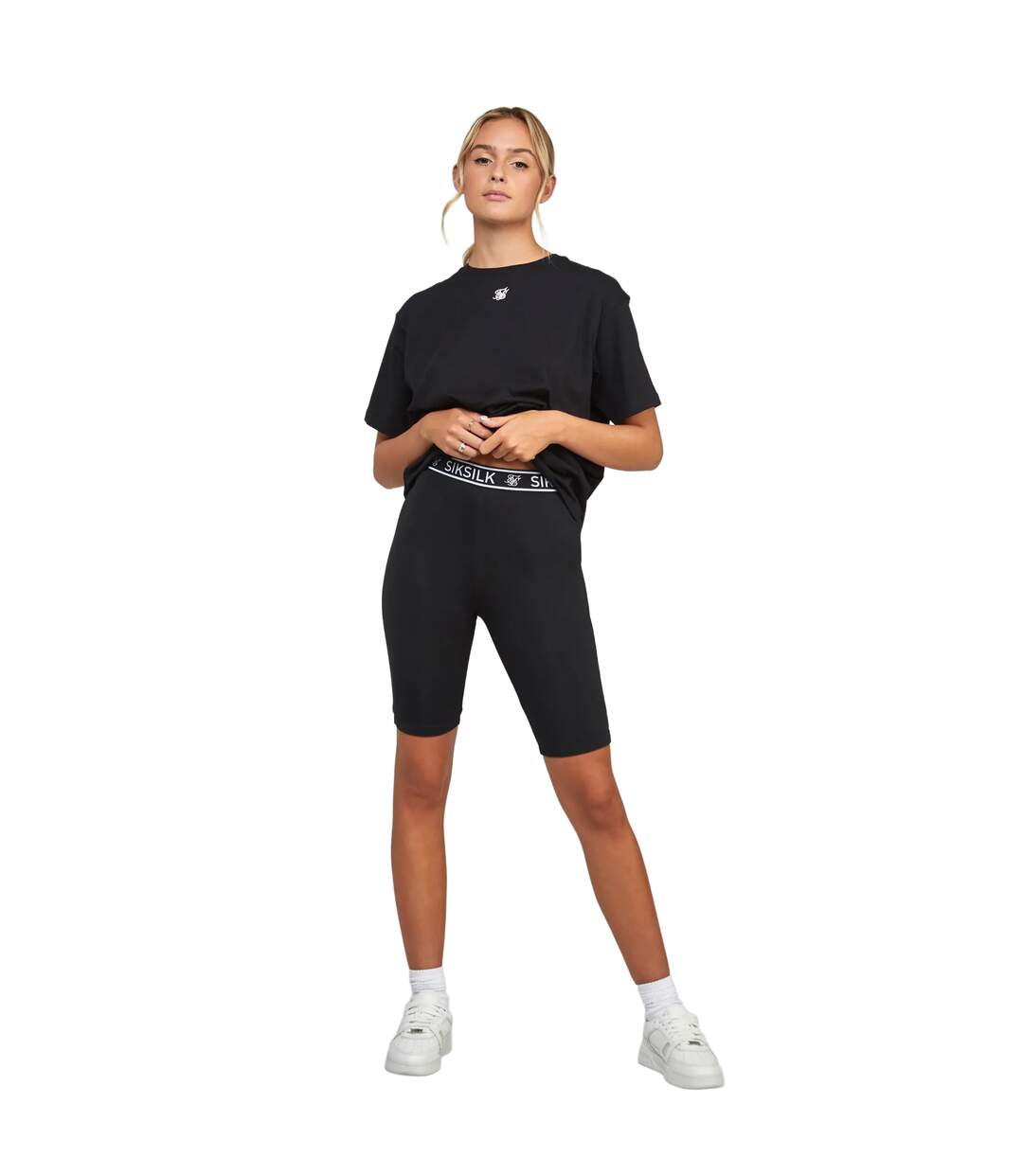 Cuissard de cyclisme essentials femme noir SikSilk-3