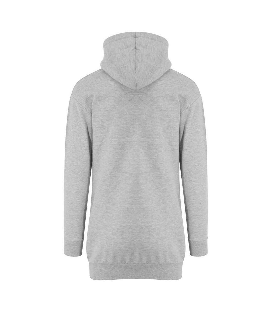 Robe À Capuche Just Hoods Femme Gris Chiné Awdis-2