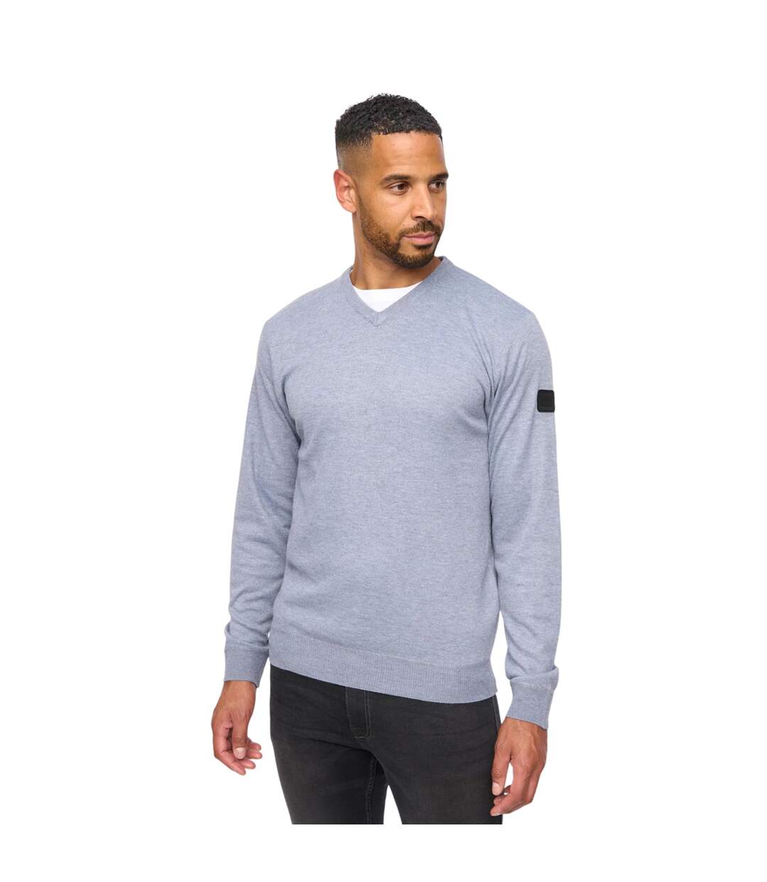 Pull Tinworth Homme Gris Chiné Bewley & Ritch-2