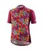 Womens/ladies Half Zip Loose Fit Jersey Purple Bicycle Line-1