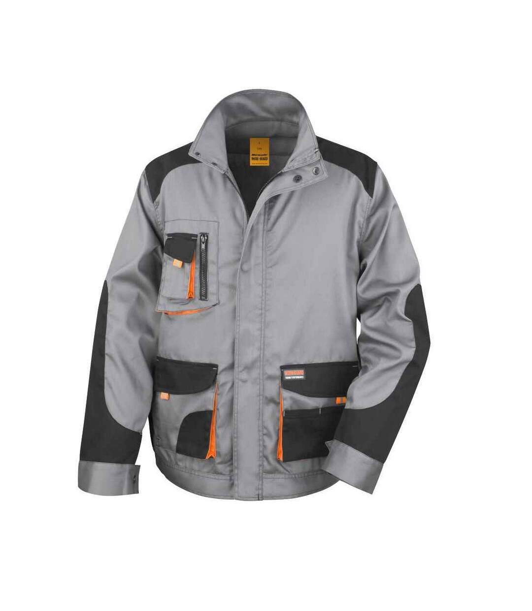 Work-guard mens lite jacket grey/black Result-1