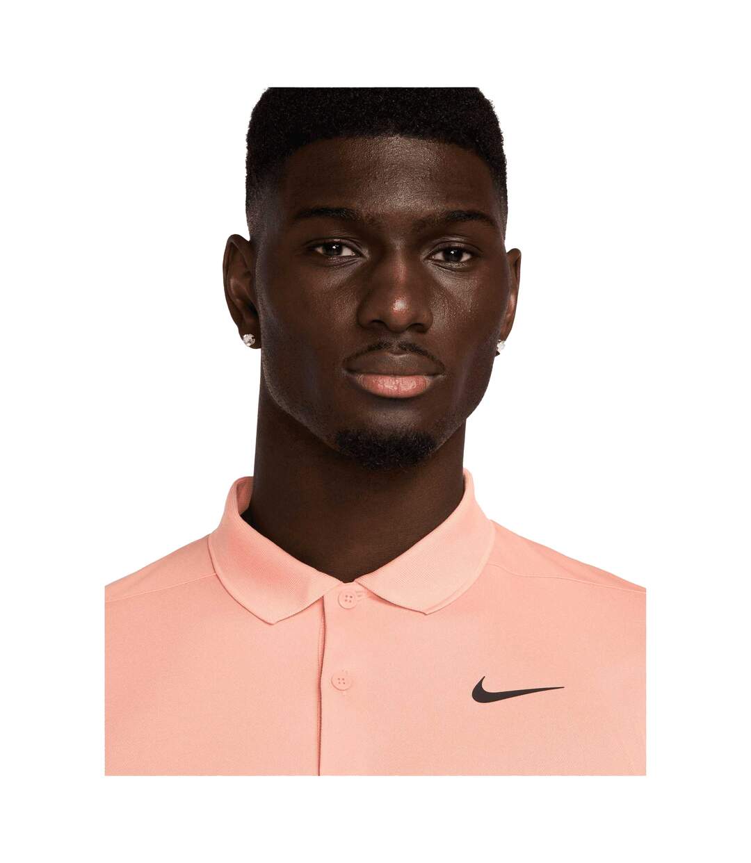 Mens Victory Solid Polo Shirt Apricot Agate Black Nike-3