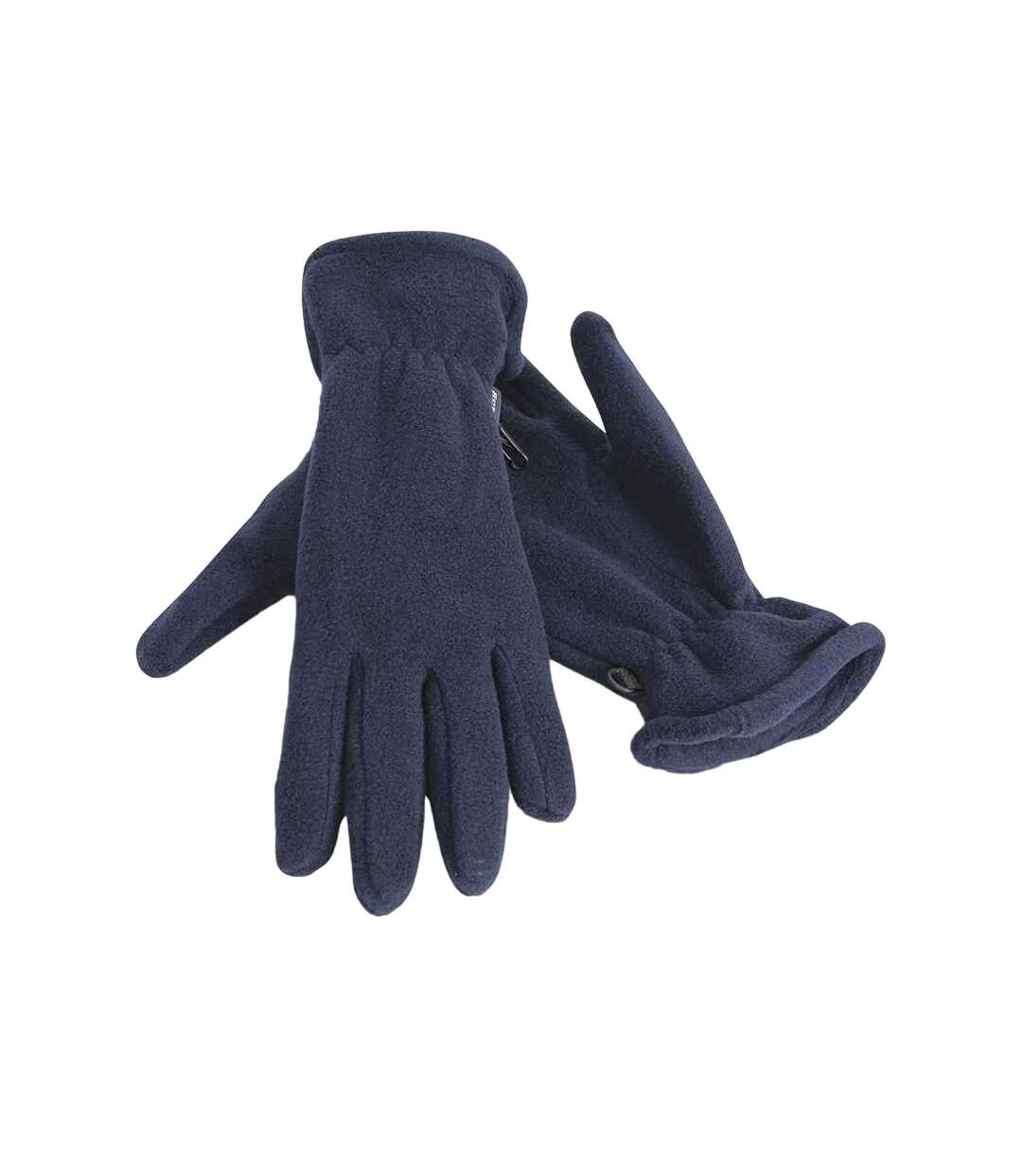 Unisex adult polartherm winter gloves navy Result Winter Essentials-1