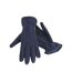 Unisex adult polartherm winter gloves navy Result Winter Essentials