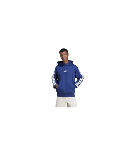 Sweat À Capuche Motif/style 3 Rayures Essentials Homme Gris Foncé Noir Adidas