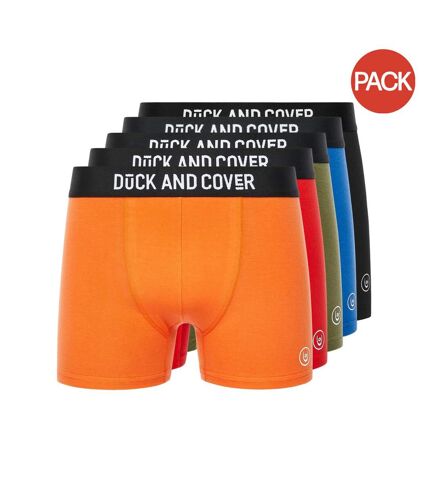 Pack of 5  Mens thriller boxer shorts  multicoloured Duck and Cover