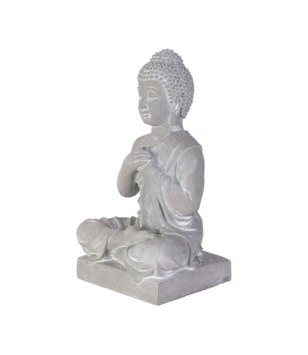 Bouddha assis ciment 27 cm