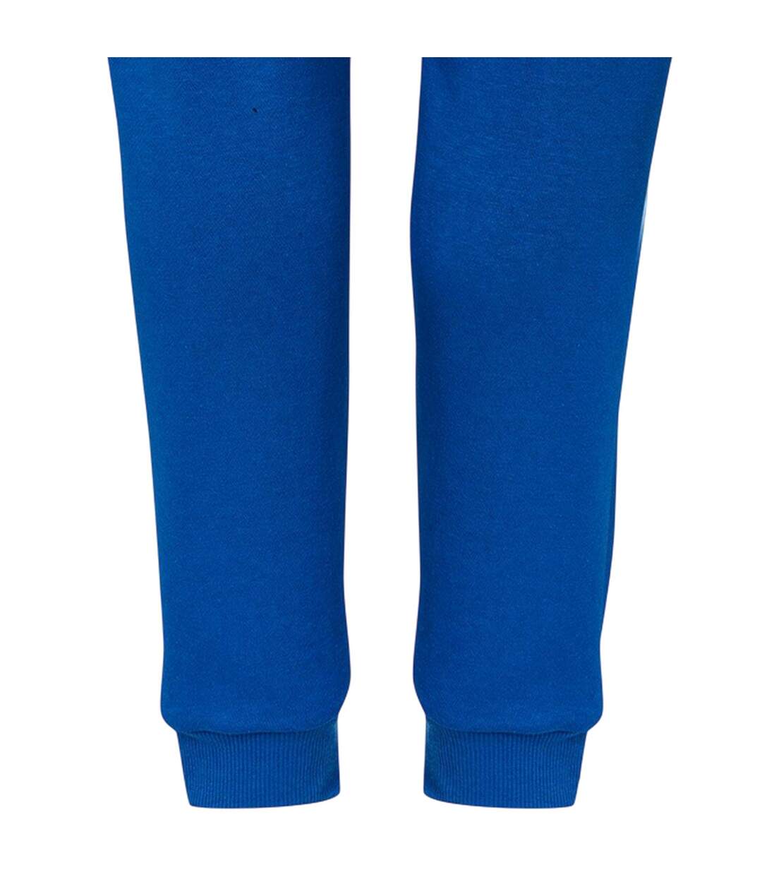 Womens/ladies Club Leisure Cotton Blend Casual Jogging Bottoms Royal Blue White Umbro-3