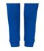 Womens/ladies Club Leisure Cotton Blend Casual Jogging Bottoms Royal Blue White Umbro-3