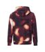 Mens Patterned Regular Long-sleeved Hoodie Medium Pink Boss-2