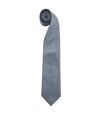 Premier Mens “Colours” Plain Fashion / Business Tie (Grey) (One Size) - UTRW1156