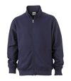 Sweat zippé workwear - Homme - JN836 - bleu marine