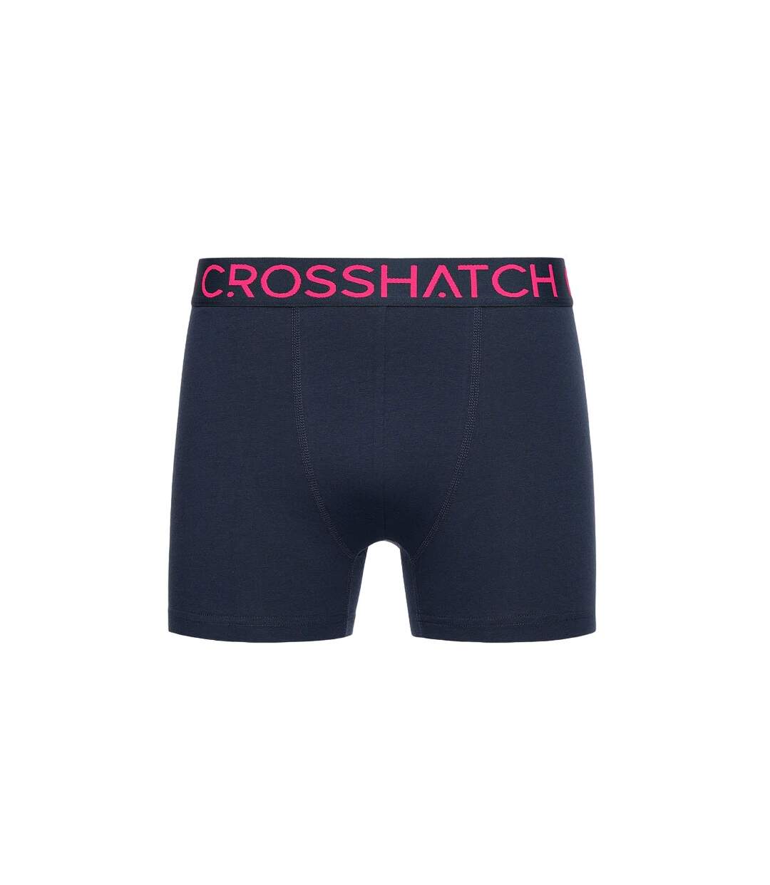 Pack of 5  Mens chasma boxer shorts  navy Crosshatch-4
