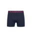 Pack of 5  Mens chasma boxer shorts  navy Crosshatch-4