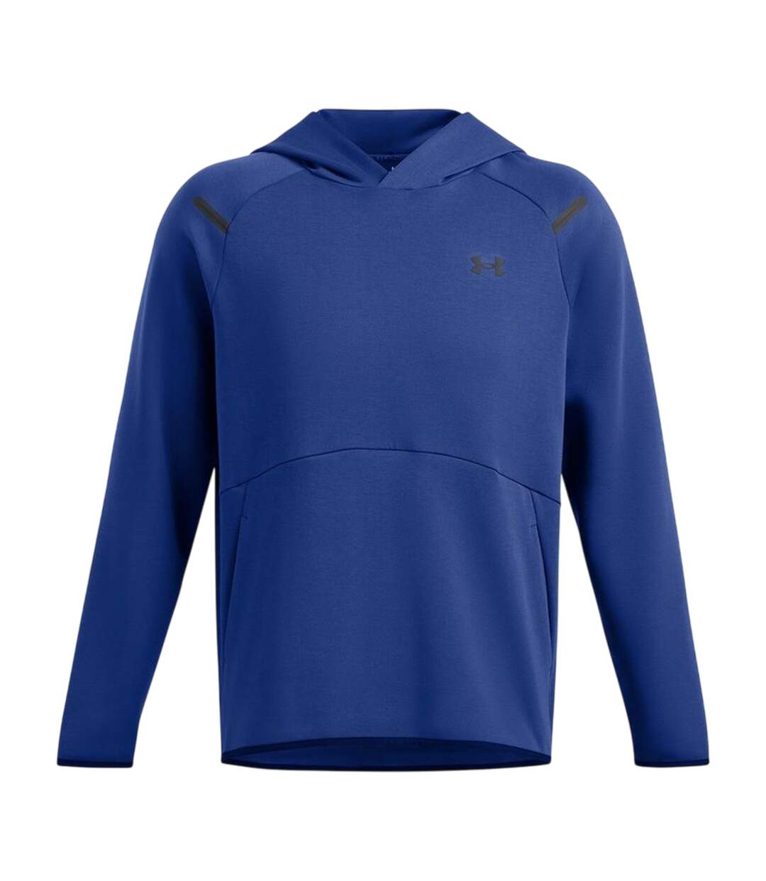 Mens Essential Fleece Raglan Hoodie Blue Under Armour-2