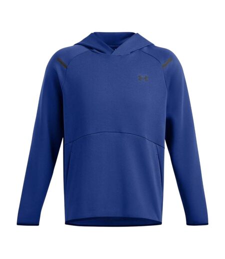 Mens Essential Fleece Raglan Hoodie Blue Under Armour