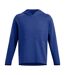 Mens Essential Fleece Raglan Hoodie Blue Under Armour-2