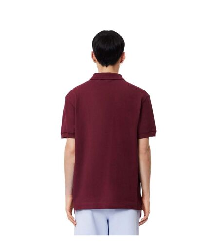 Mens French Made Classic Polo Shirt Red Lacoste