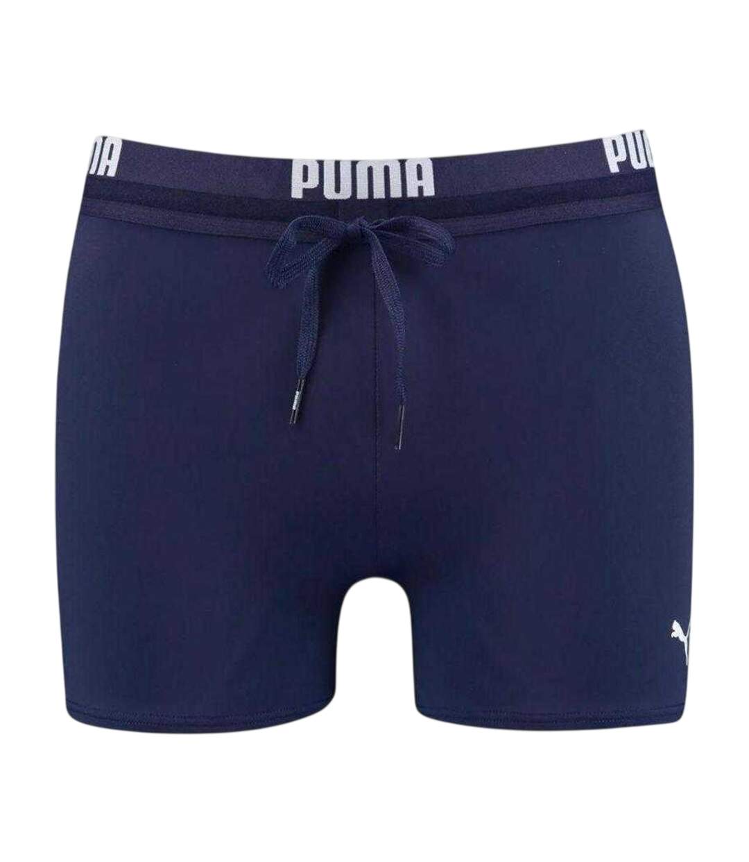 Short De Bain Motif/style Logo Répété Homme Bleu Marine Foncé Puma-1