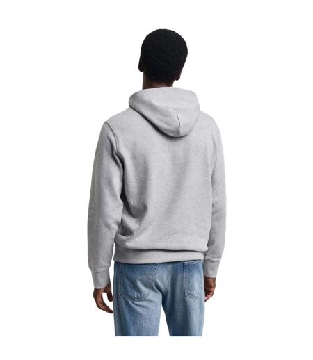 Sweat À Capuche Archive Shield Homme Gris Gant