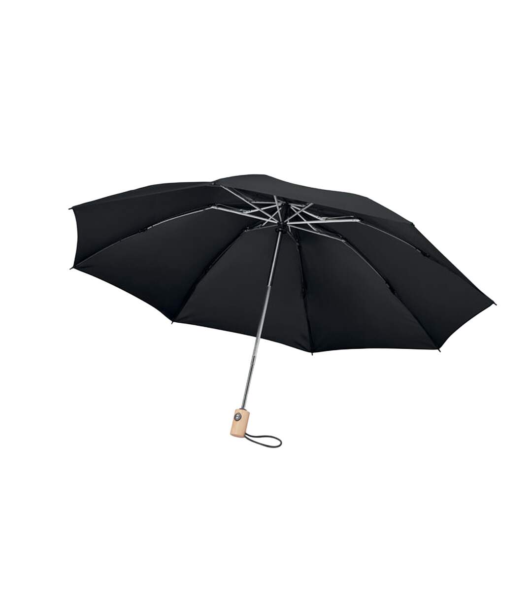 Parapluie Pliant Leeds Taille Unique Noir MidOcean-2