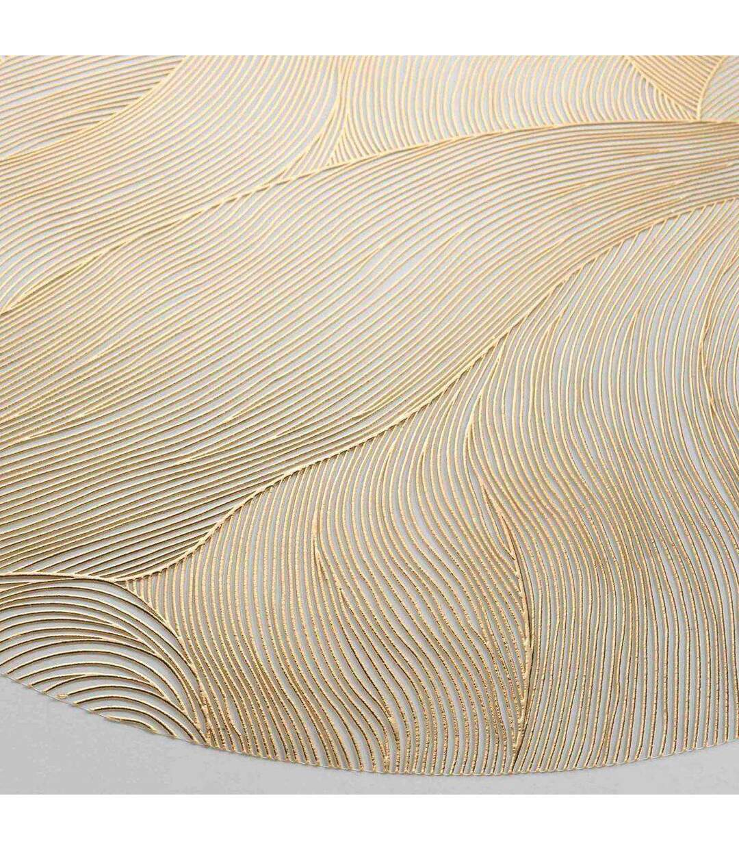 Set de Table Métallisé Celeste 38cm Or-2