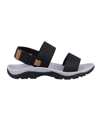 Womens/ladies alcester sandals black Cotswold