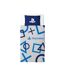 Icons Reversible Duvet Set White Blue Playstation-3