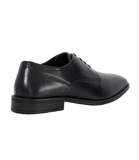 Mens Leather Formal Shoes Black Dune London
