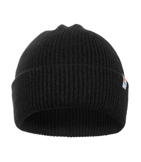 Unisex Adult Ribbed Beanie Black SoulCal