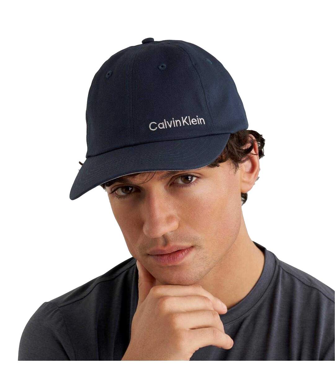 Casquette Golf Motif/style Logo Homme Bleu Marine Calvin Klein-4